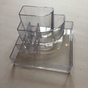acrylic makeup organizer